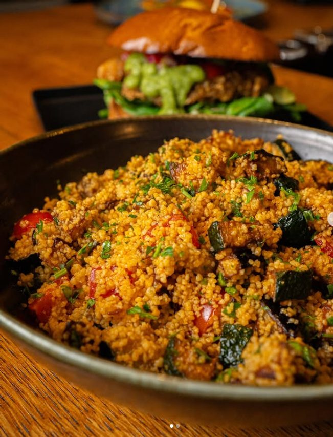 Cous cous di verdure e pesce